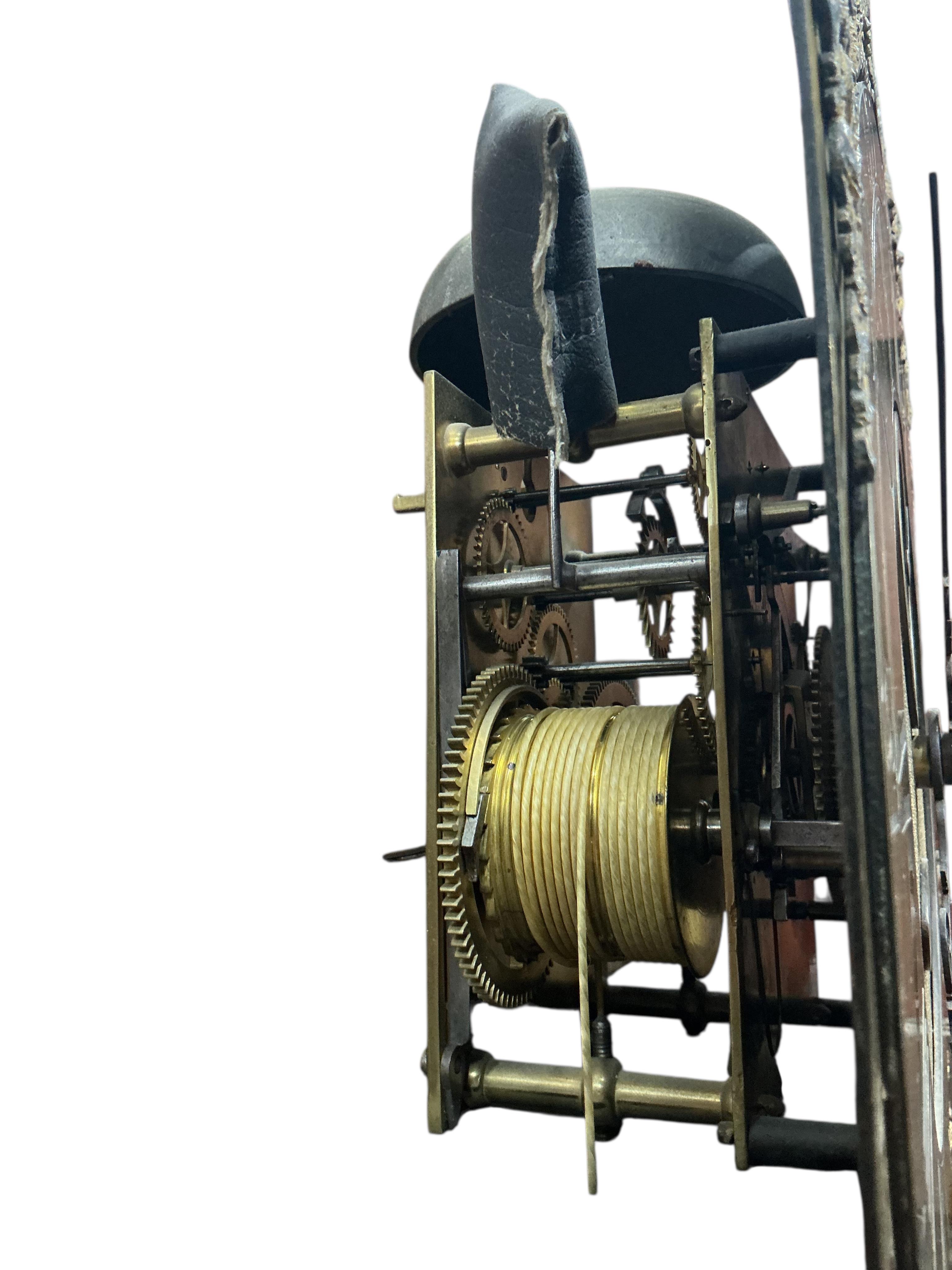 A George III oak eight day longcase clock signed William Vise, Wisbech, height 222cm